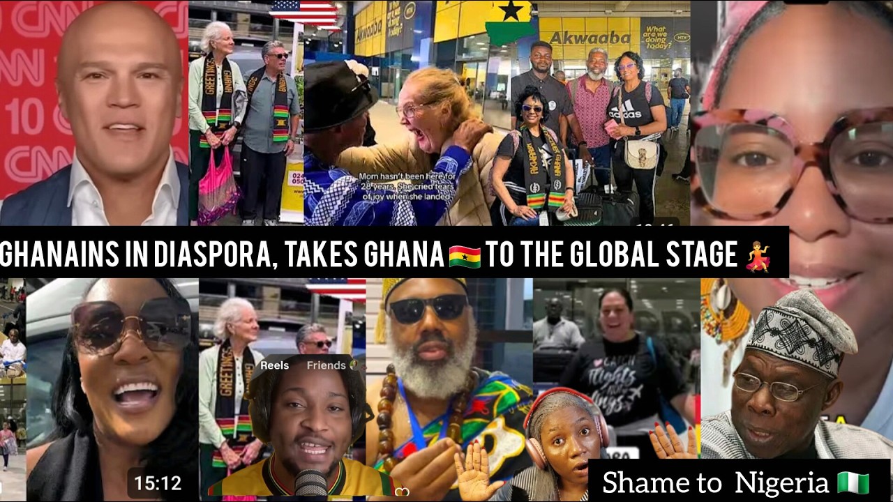 WOW😲THE WORLD IN DISBELIEVE😳AS GHANAINS 🇬🇭IN DIASPORA MADE GHANA PROUD 💪💃