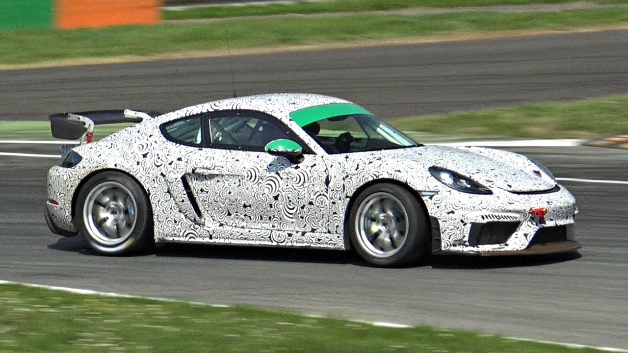 Upcoming Porsche 718 Cayman GT4 with Flat-Six Engine & PDK Testing @ Monza Circuit!