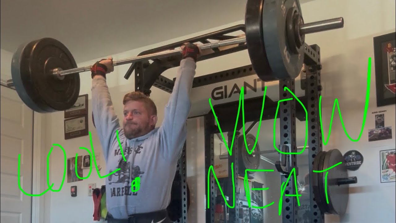 Push Day : Push Press PR, Bench, Triceps, and a Tasteful Surprise 😮 🥁 