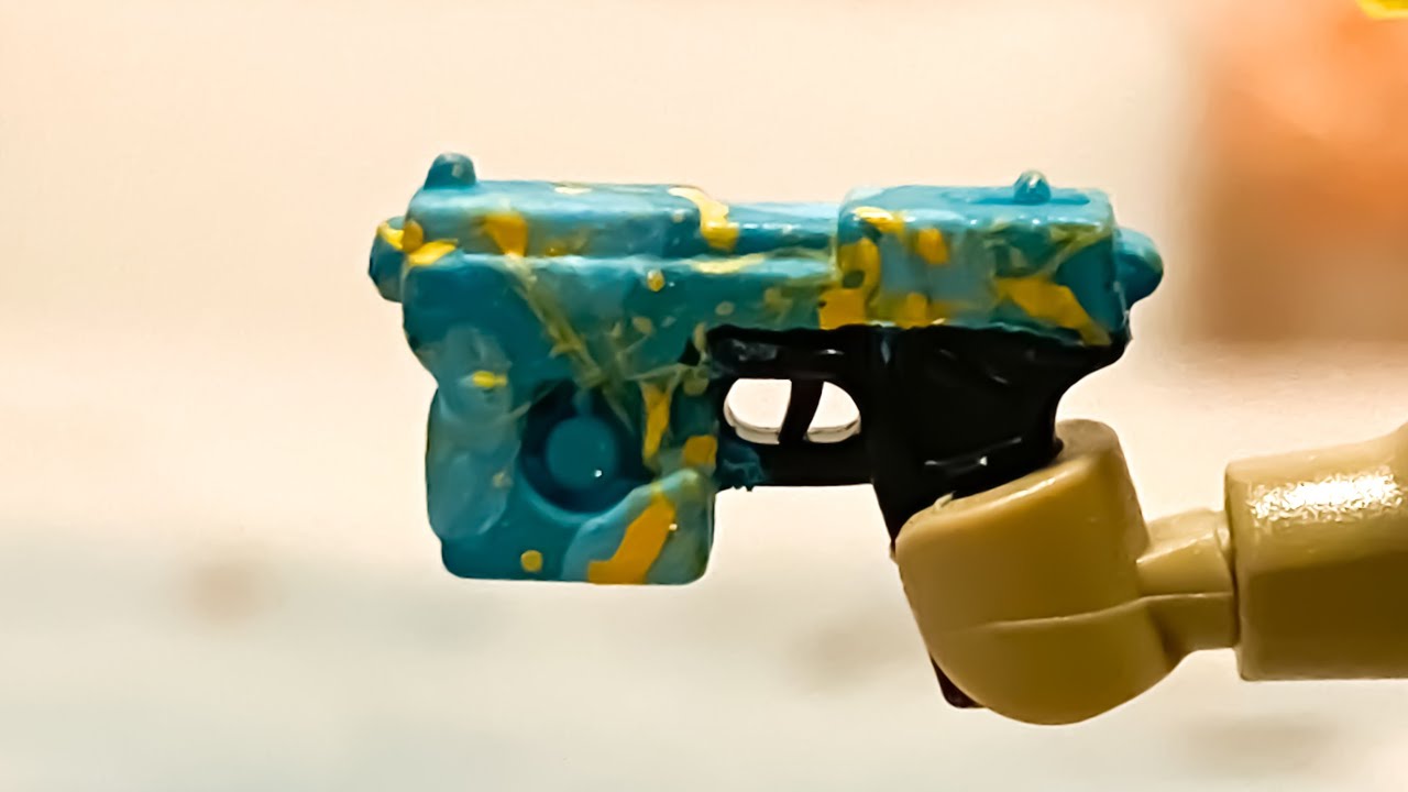 How to make CUSTOM CAMOS on custom Lego guns and blasters! Lego Star Wars tutorial