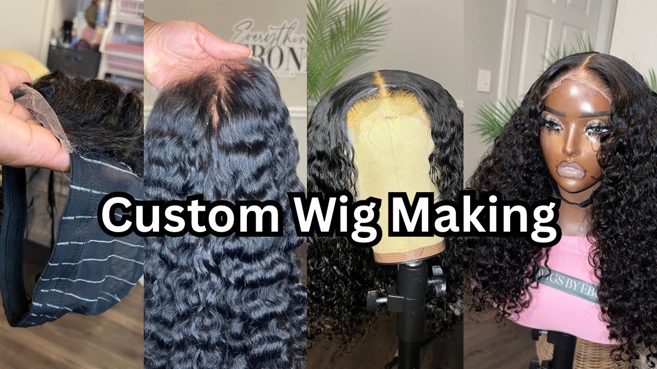Watch Me Make a Kinky Curly Wig Start to Finish | Wig Making with Sewing Machine