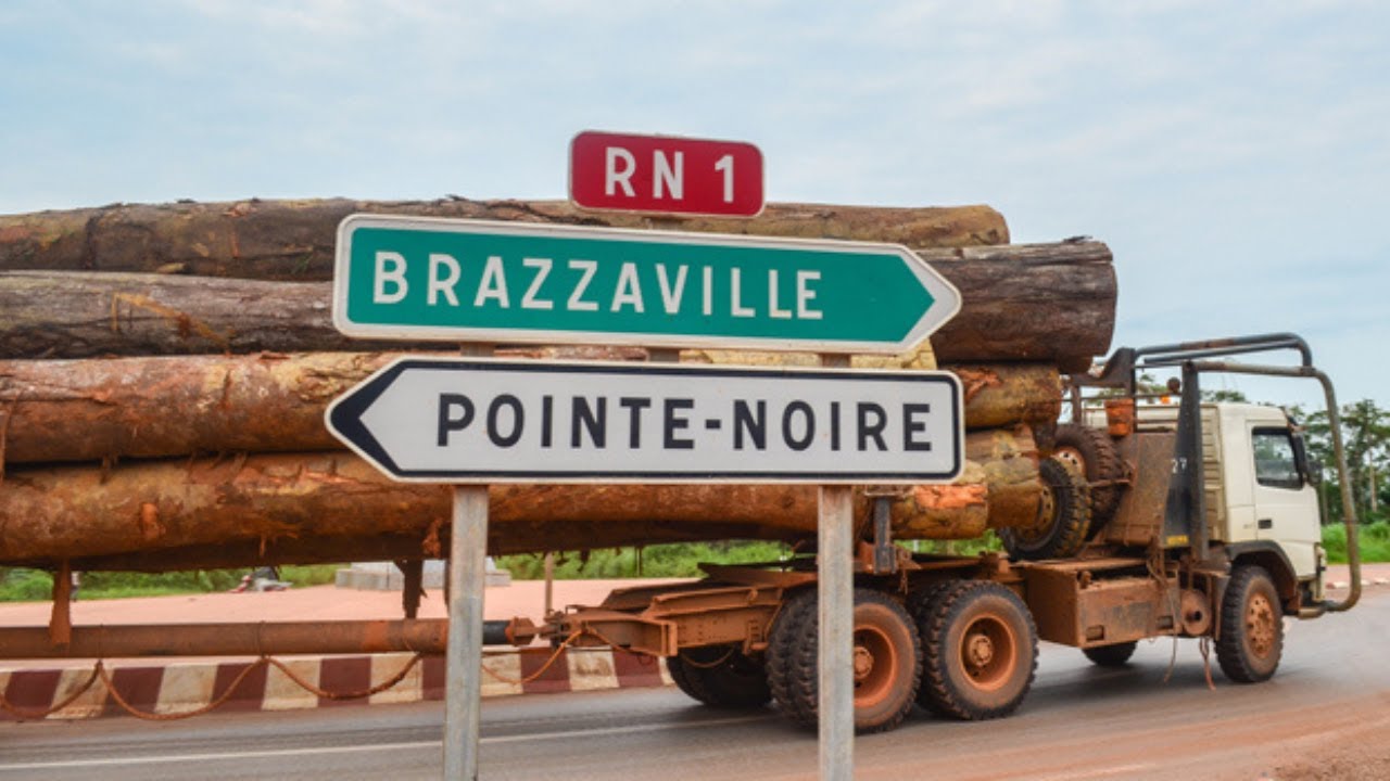 CONGO: Brazzaville - Pointe-Noire en voiture 508.2 km