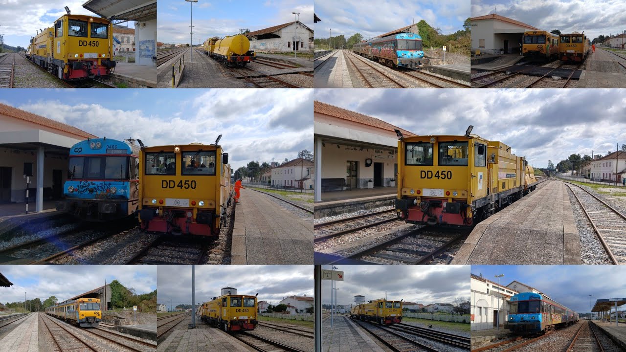 Perseguição à DD 450 e Comboios na Linha do Oeste - 27/3/2025