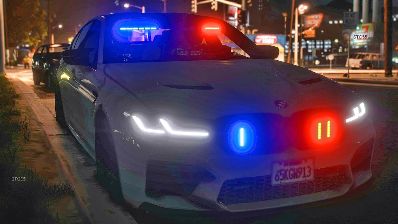 Playing GTA 5 As A POLICE OFFICER Gang Unit Patrol| GTA 5 Lspdfr Mod| 4K