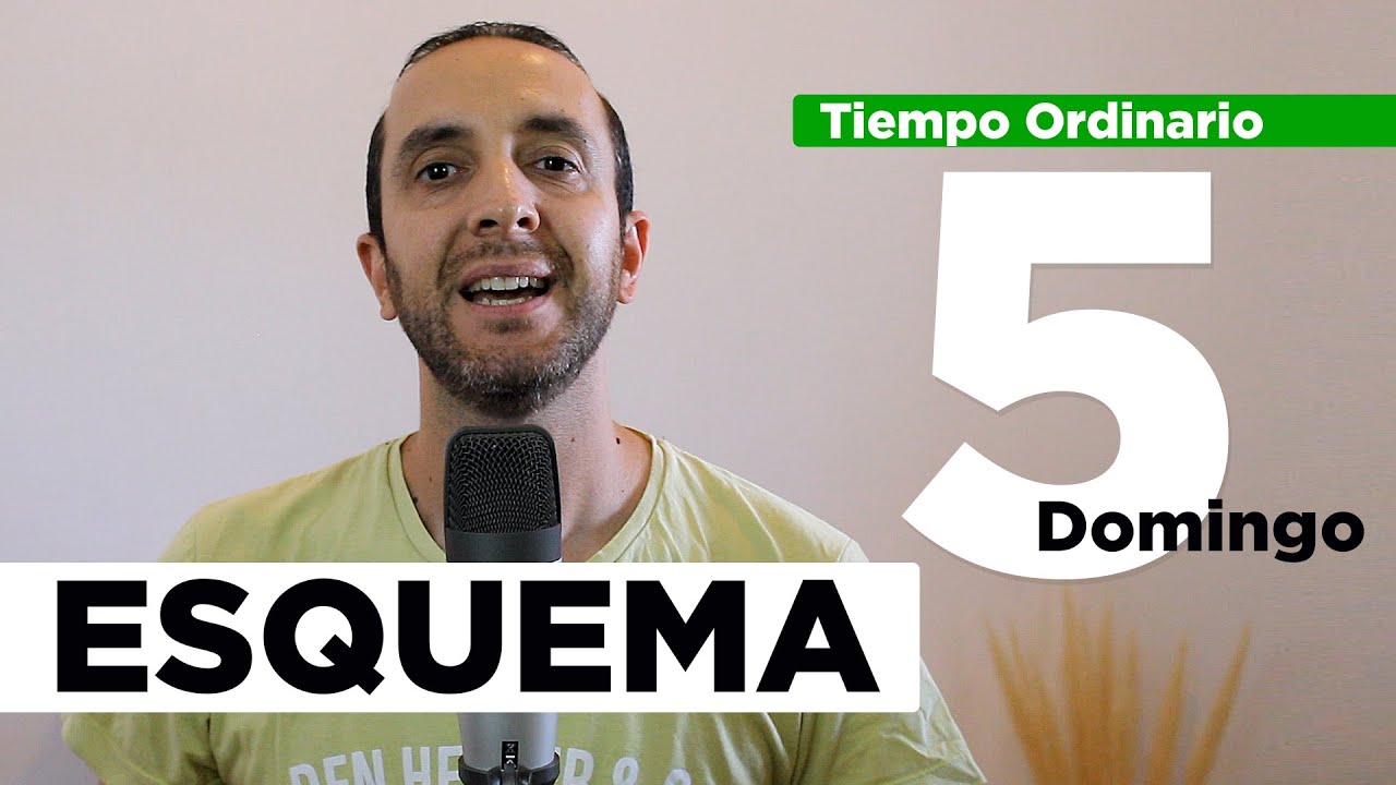 ESQUEMA de cantos para el QUINTO Domingo del Tiempo Ordinario (b) Mariano Durán | Letra y cordes