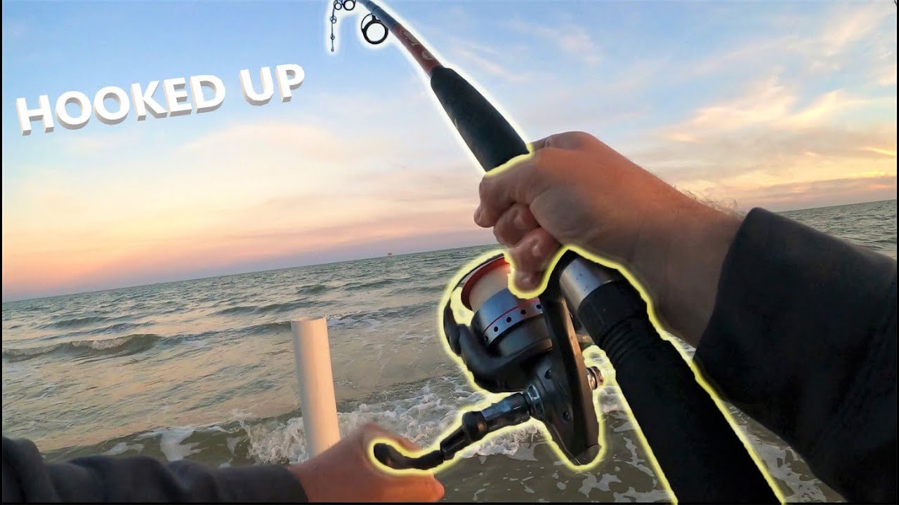 Galveston Beach Fishing (Catch & Cook)