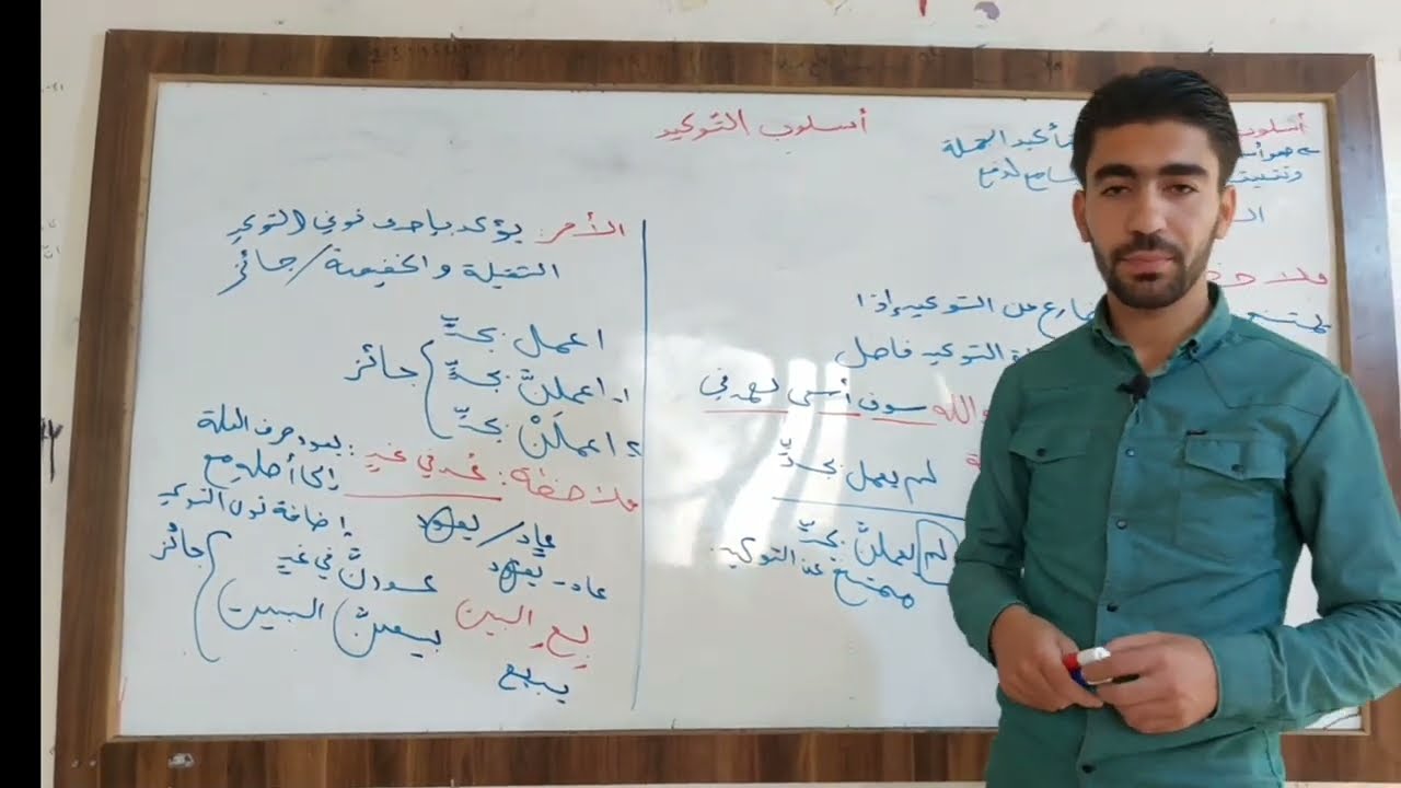 أسلوب التوكيد وحكمه-جائز،واجب،ممتنع-مع الأستاذ نذير دسوقي