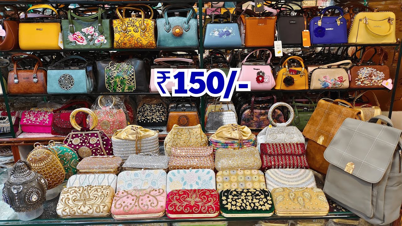 Hyderabad Imported Hand Bags Purses Clutches Sling Bags Charminar Shopping Market