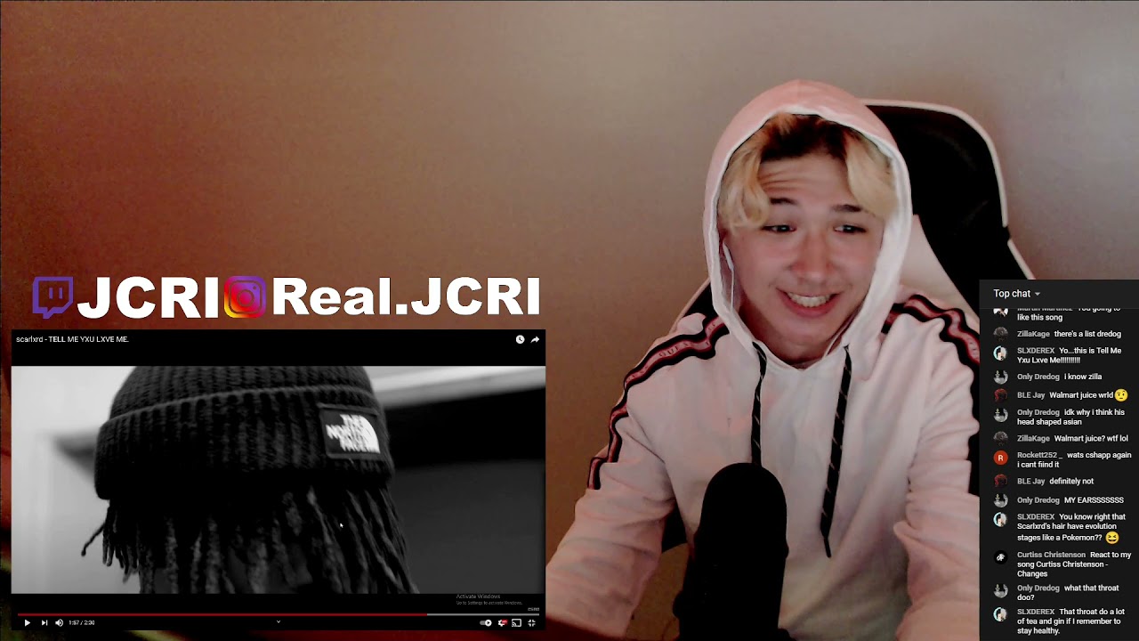 REACTING to scarlxrd - TELL ME YXU LXVE ME.