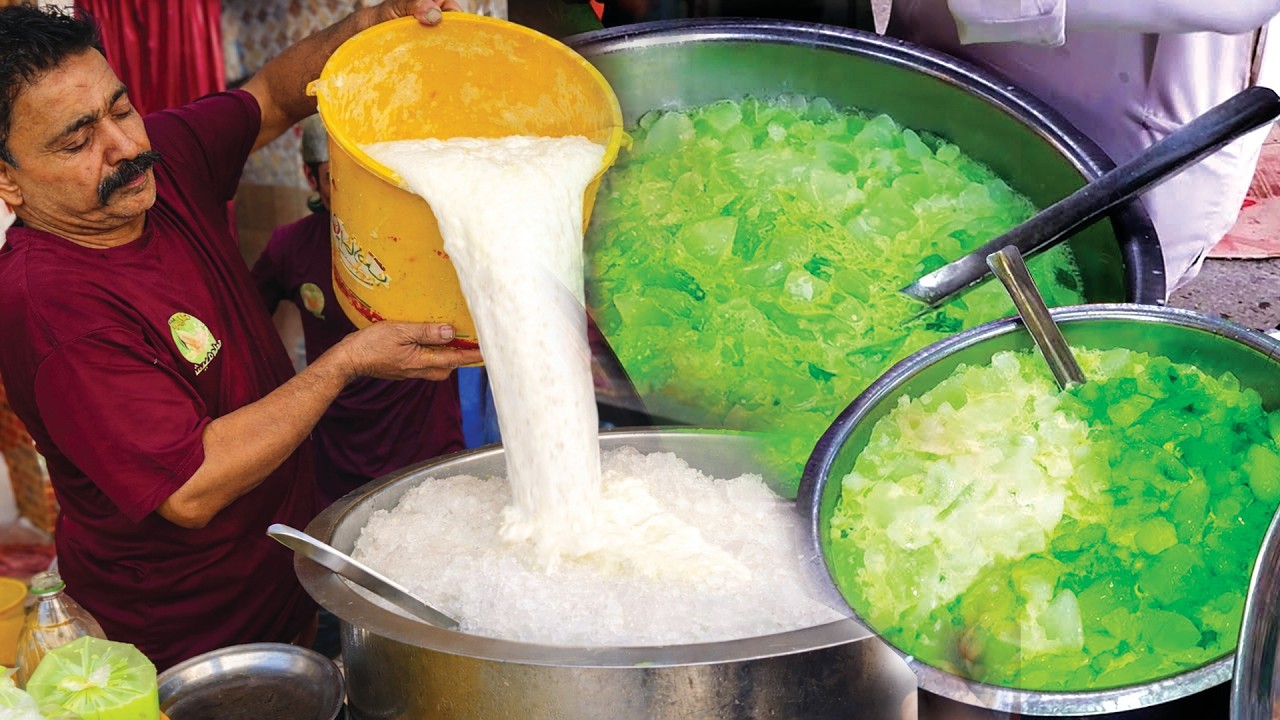 Pakola Doodh Soda | Refreshing Street Drink Pakola Doodh Soda. Karachi Street Food.