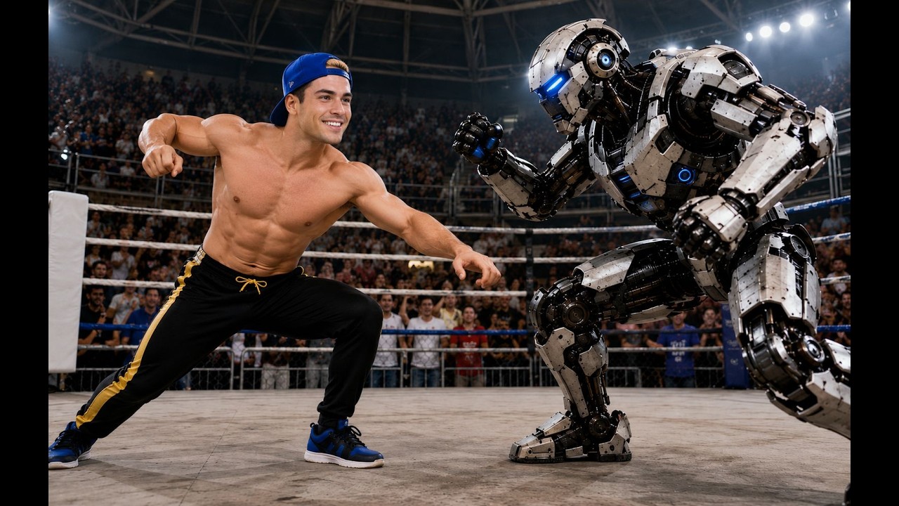 SER HUMANO vs CARRO ROBÔ *Quem é mais rápido?*
