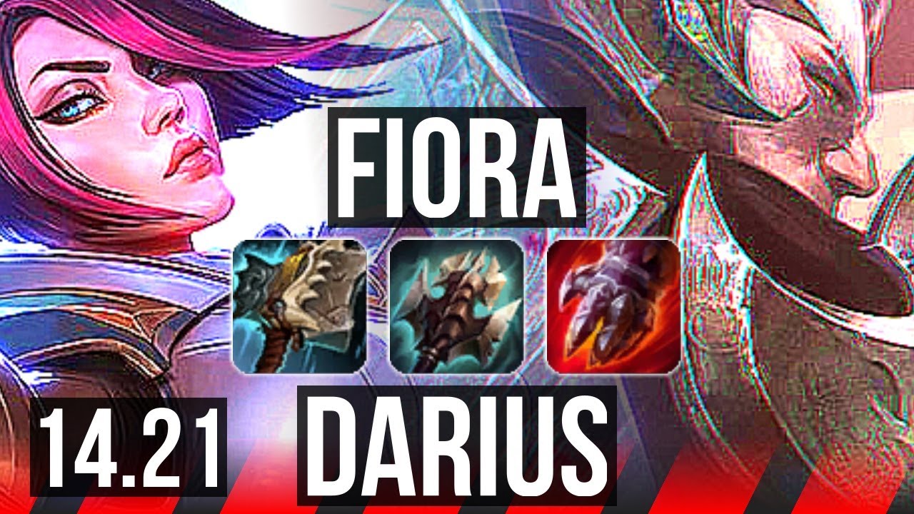 FIORA vs DARIUS (TOP) | 67% winrate | KR Master | 14.21