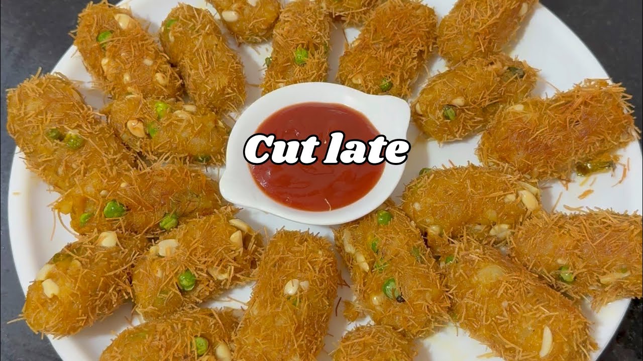 Crispy potato cutlet￼| Aaj Maine Banaya cutlet without cornflour￼ maida |मजेदार कटलेट रेसिपी |😘