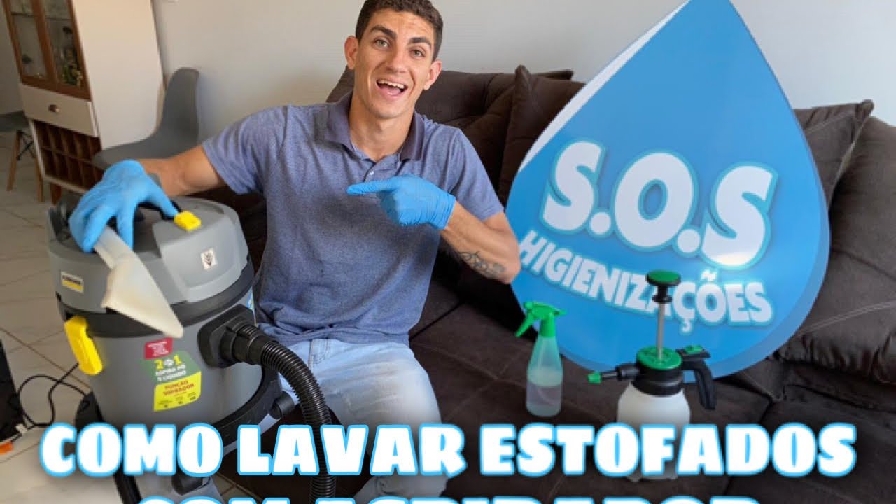 COMO LAVAR ESTOFADOS COM ASPIRADOR DE PÓ E ÁGUA (S.O.S Método 3.0 inscrições abertas)