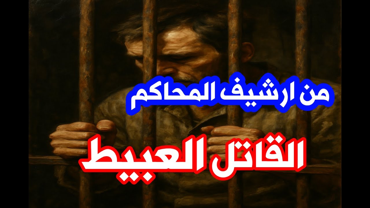 من ارشيف المحاكم القاتل العبيط