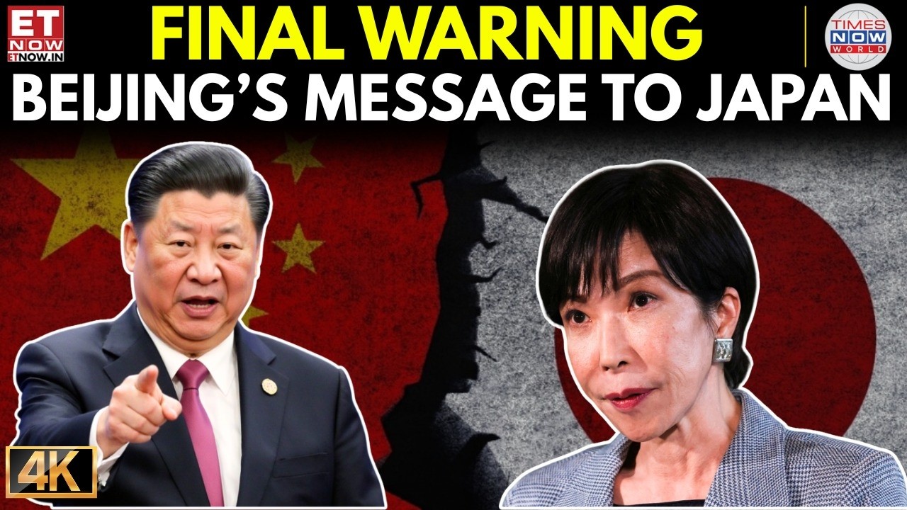 China Issues Stark Warning to Japan: “Do Not Gamble With Survival” | ET Now | Latest News |