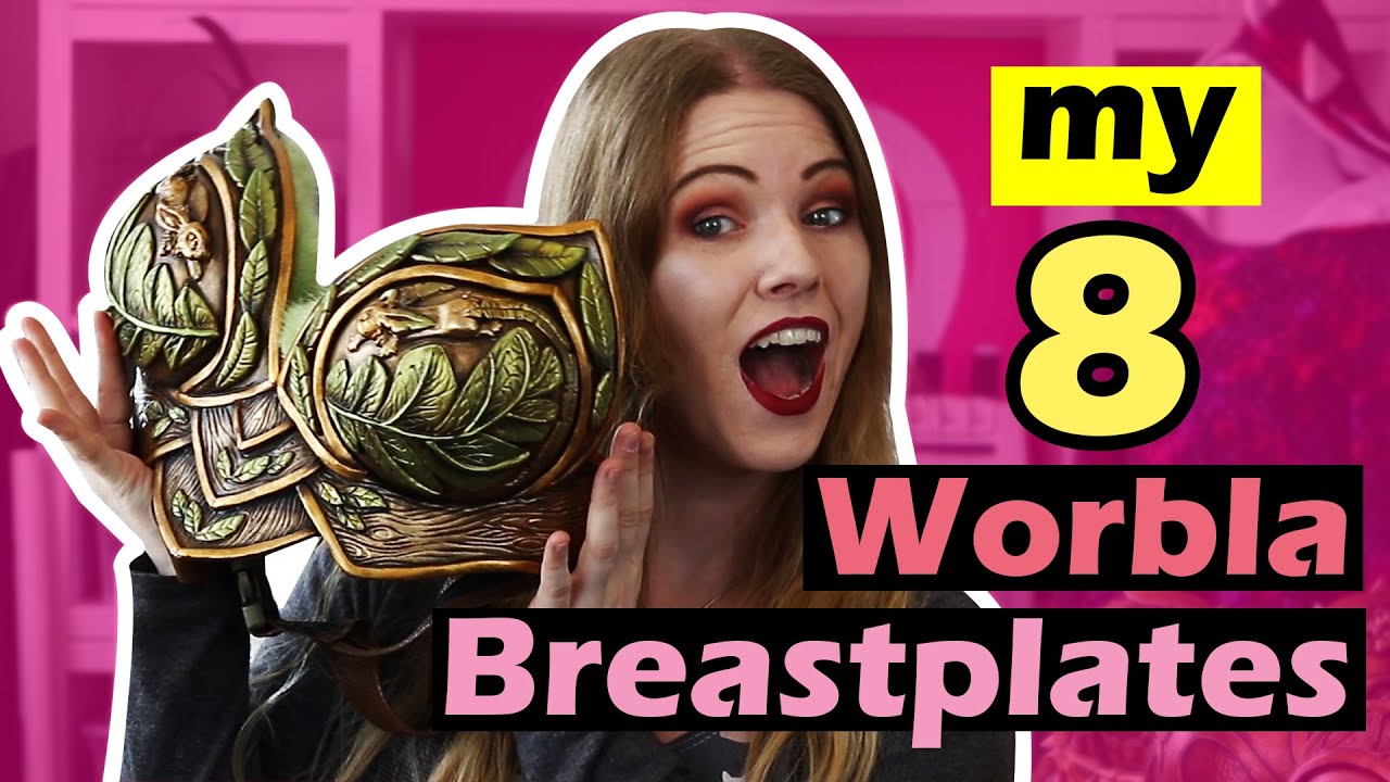 My 8 WORBLA BREASTPLATES! Tips and tricks for making female cosplay armor