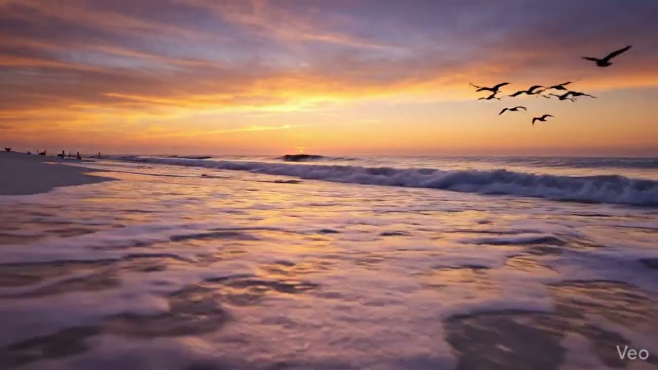 Instant Calm: 2 Hours Ocean Waves ASMR for Anxiety Relief & Better Sleep (4K)