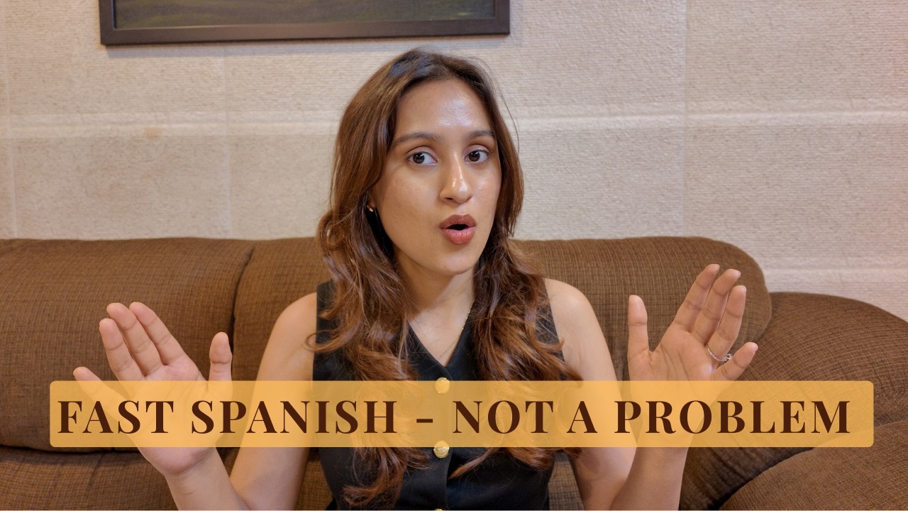 Why is Spanish so fast? How to deal with Spanish Listening | Comprensión auditiva DELE