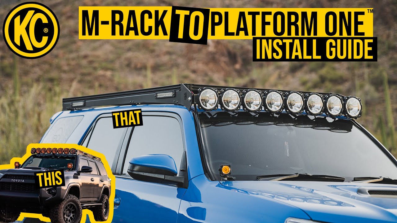 Platform One&trade; Roof Rack Install Guide &ndash; From M-Rack to Platform One