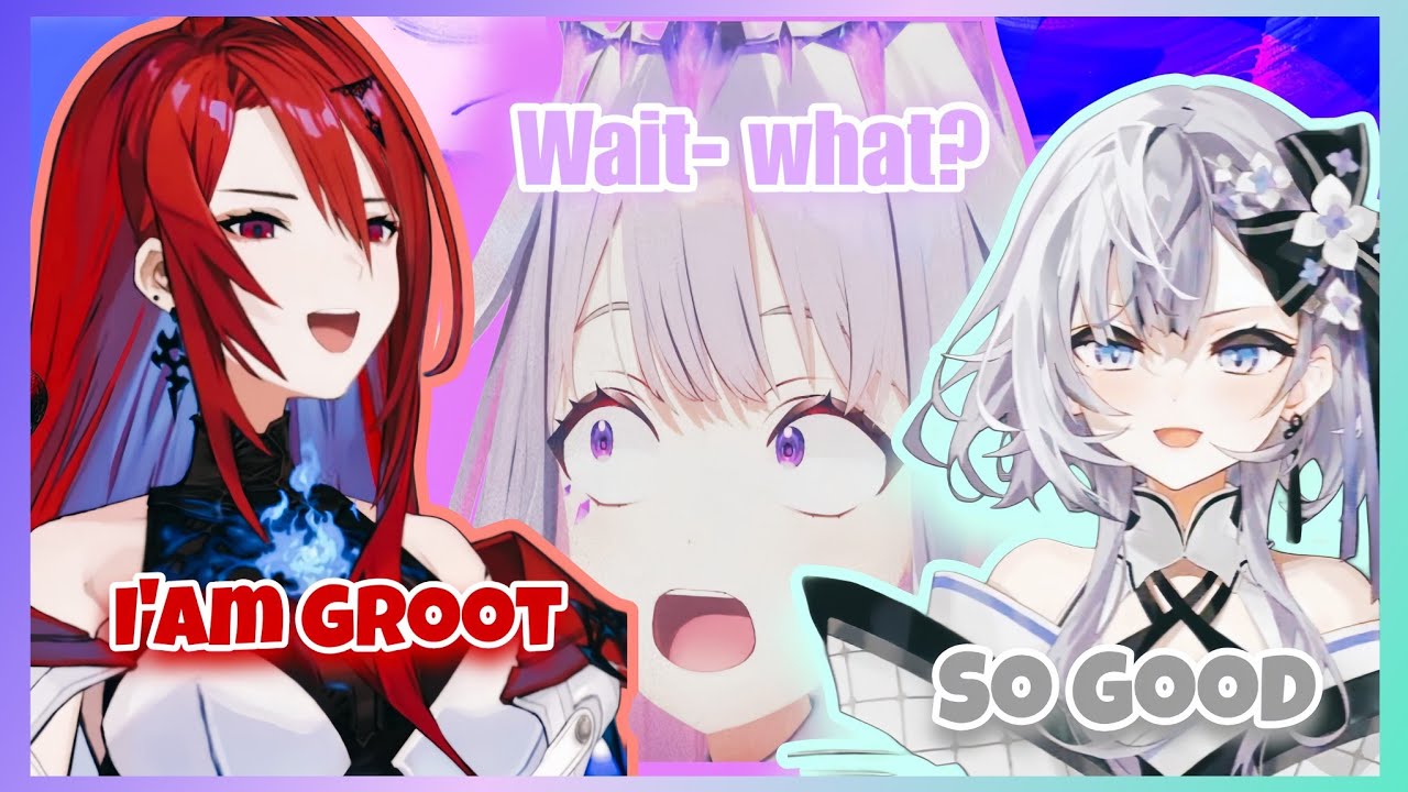 Elizabeth Does a Groot Impression and Caught Biboo Of Guard【Hololive】