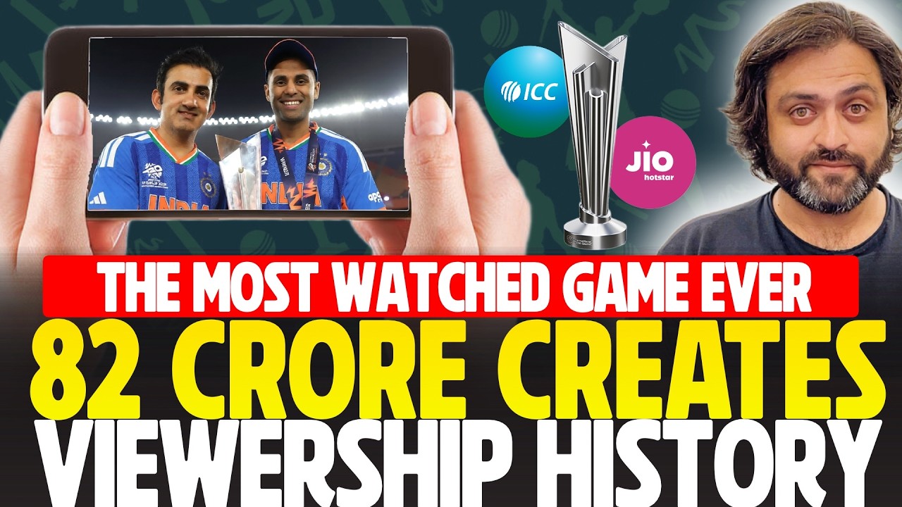 82 Crore Watched IND vs NZ 🇮🇳🏆 | INDIA T20 WC WIN BROKE AND CREATES Viewership RECORDS