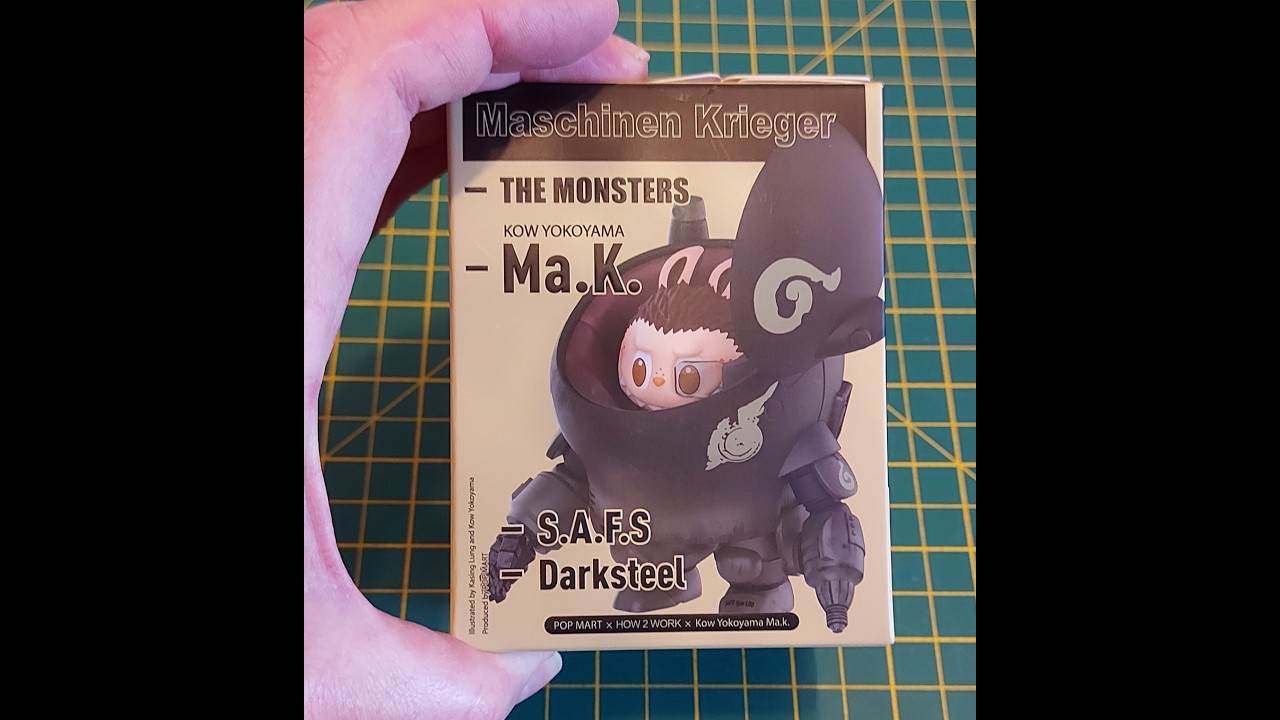 Pop Mart - opening a blind box Ma.K - SF3D - Maschinen Krieger figure