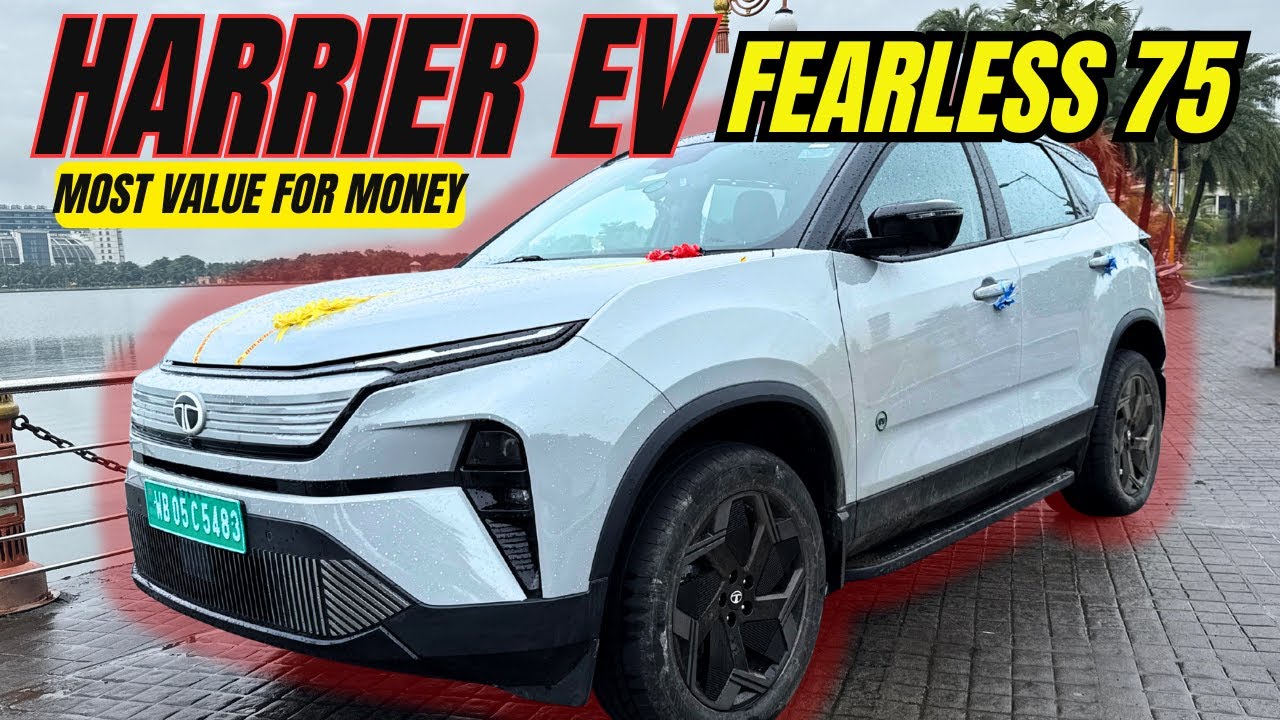 Value for Money! TATA Harrier EV - Fearless Plus 75 - Detailed Walkaround.