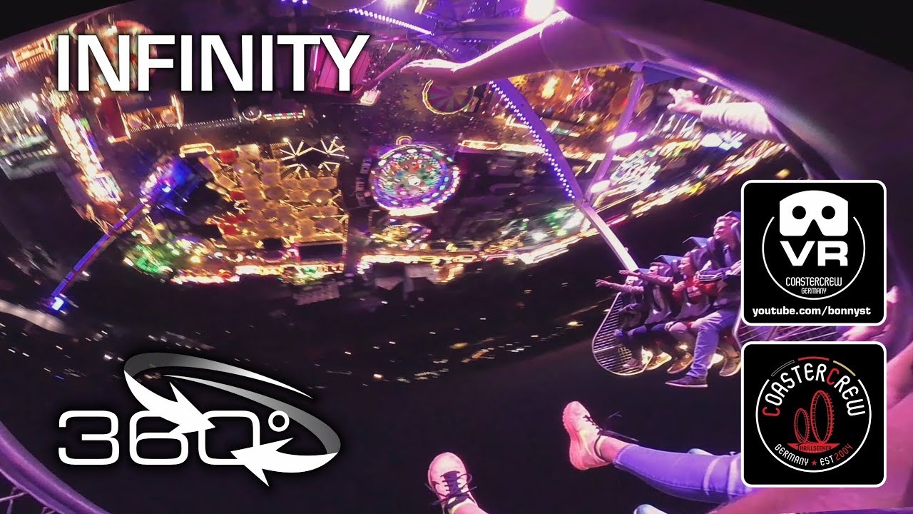 360° Infinity - Hoefnagels Cranger Kirmes Fun Fair 360 Night Cardboard VR video