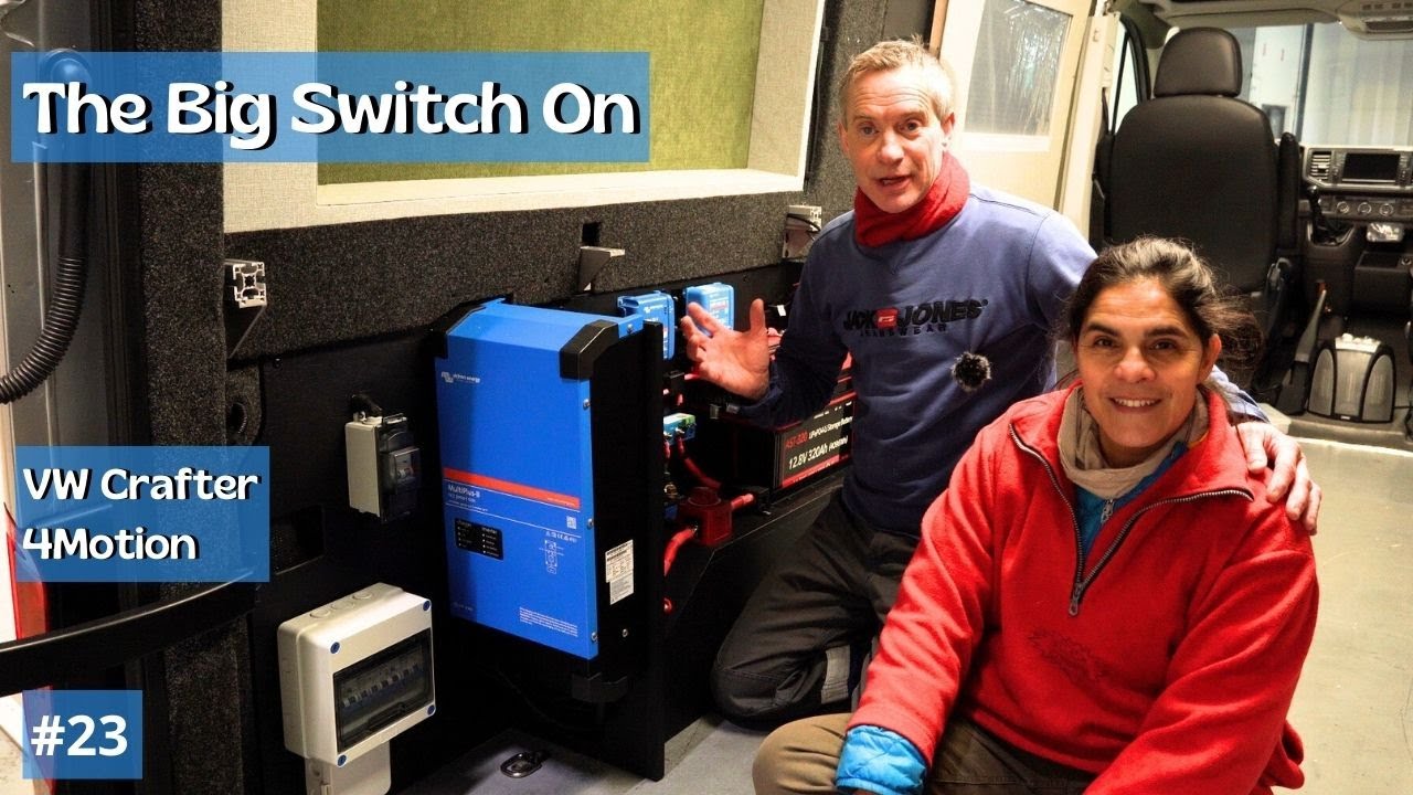 WE HAVE POWER! | Ultimate Off Grid Electrical System | VW Crafter 4x4 | DIY Camper | PART 2