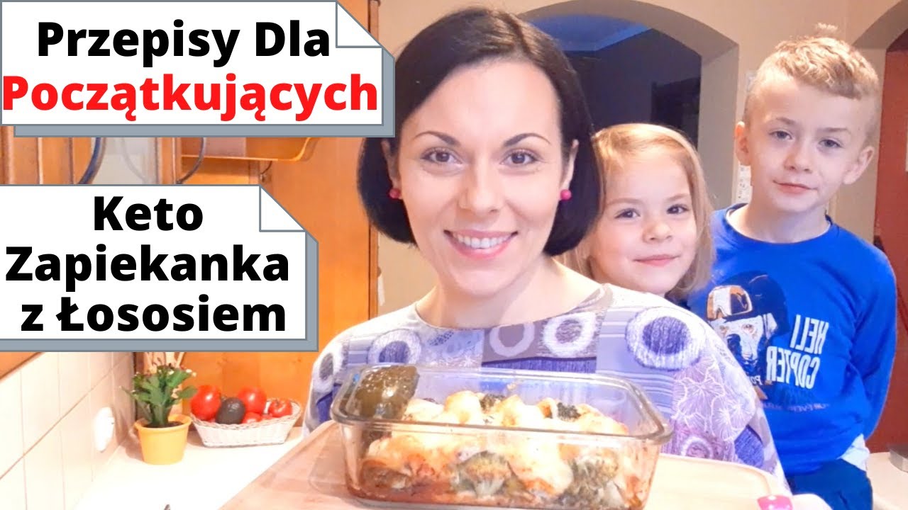 Dieta Ketogeniczna Przepisy Dla Początkujących - Keto Zapiekanka z Łososiem| Aneta Florczyk