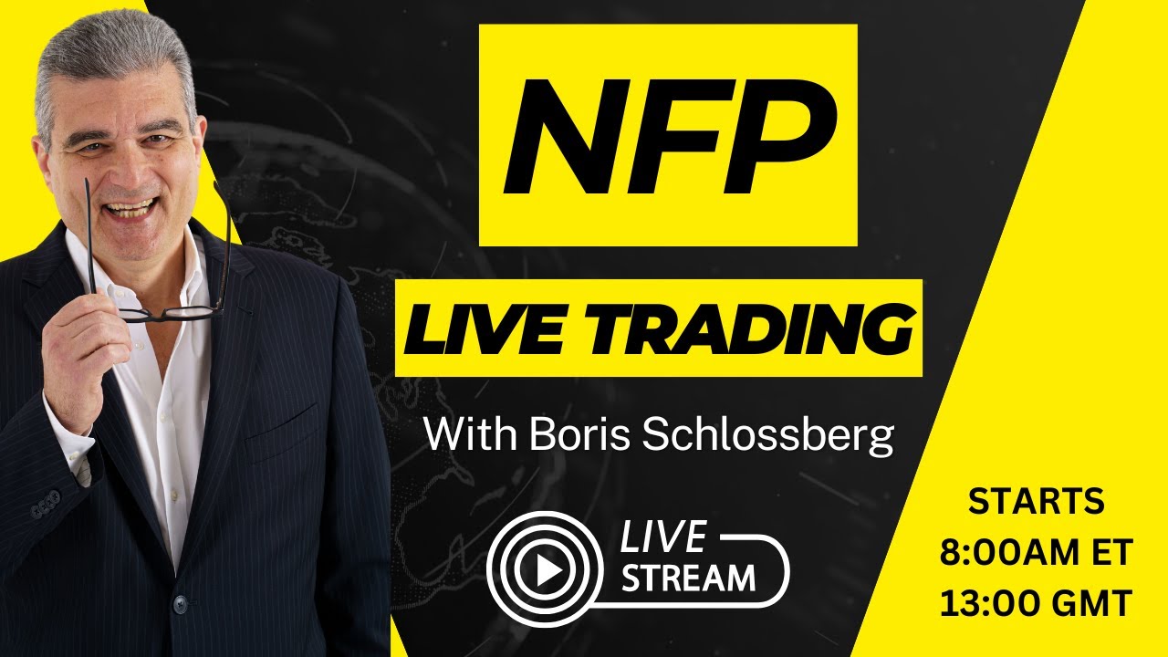 NFP Live Trading Nasdaq + Gold