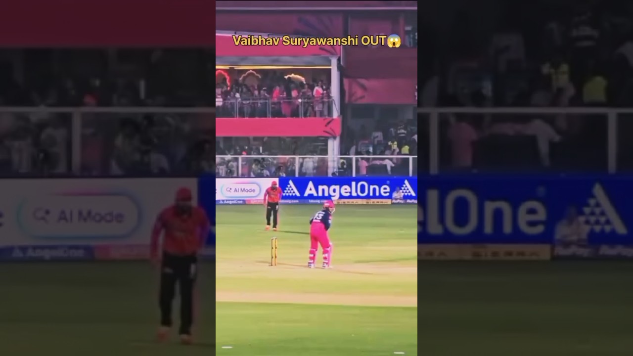 Suryavanshi Out😌😌#vaibhavsuryavanshi#rrvsdchighlights#indianpremierleague#trendingshorts#viratkohli