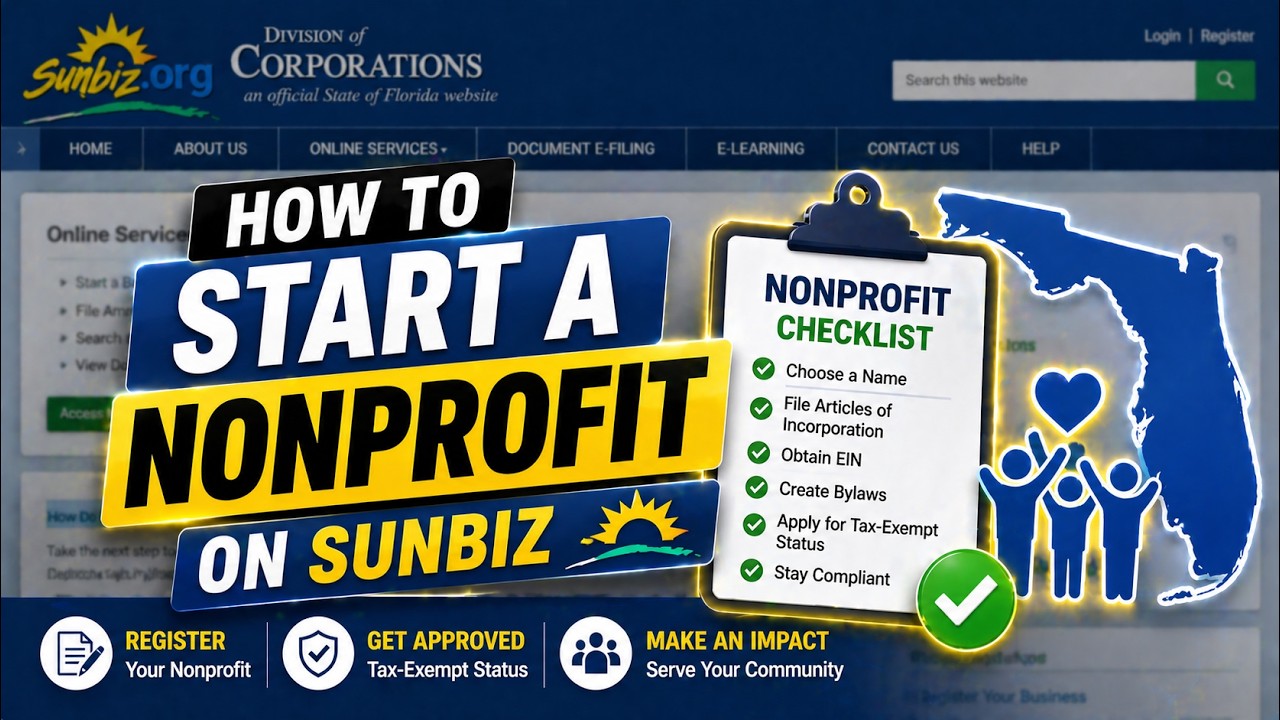 How to Start a Nonprofit on Sunbiz - Full Guide