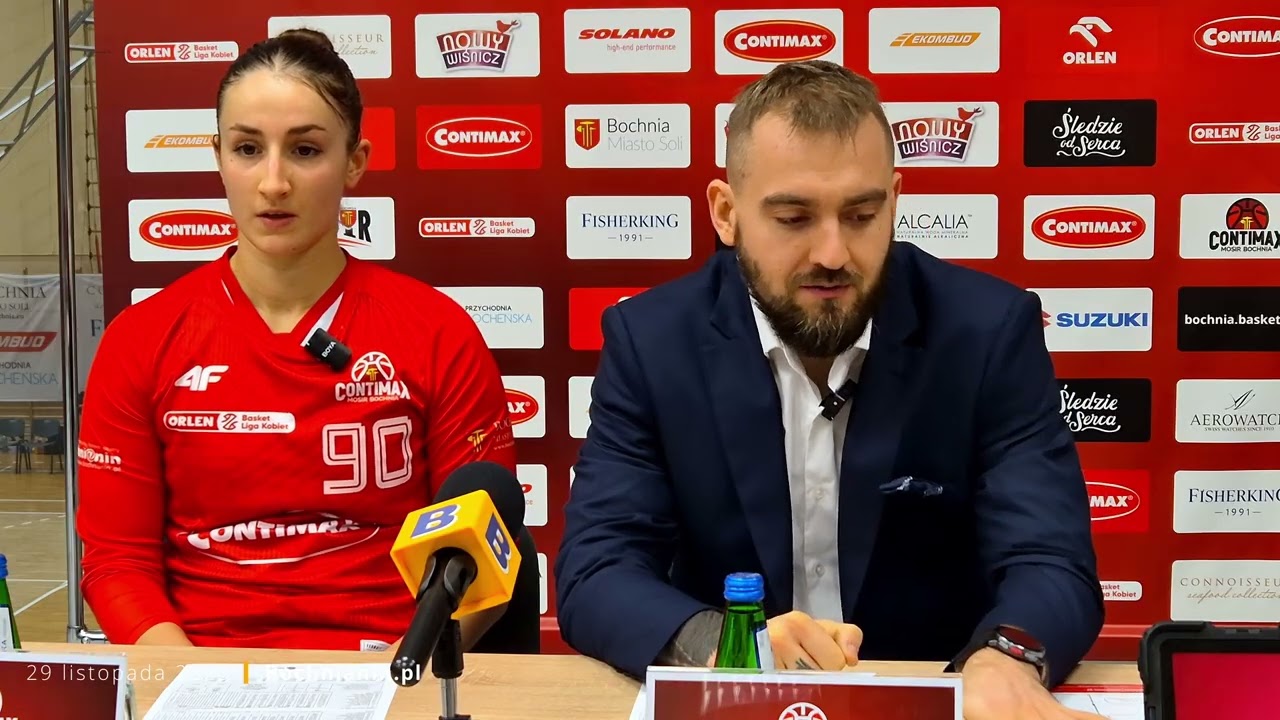Konferencja po meczu Contimax MOSiR Bochnia - VBW  Gdynia 91:122 [29.11.2025]