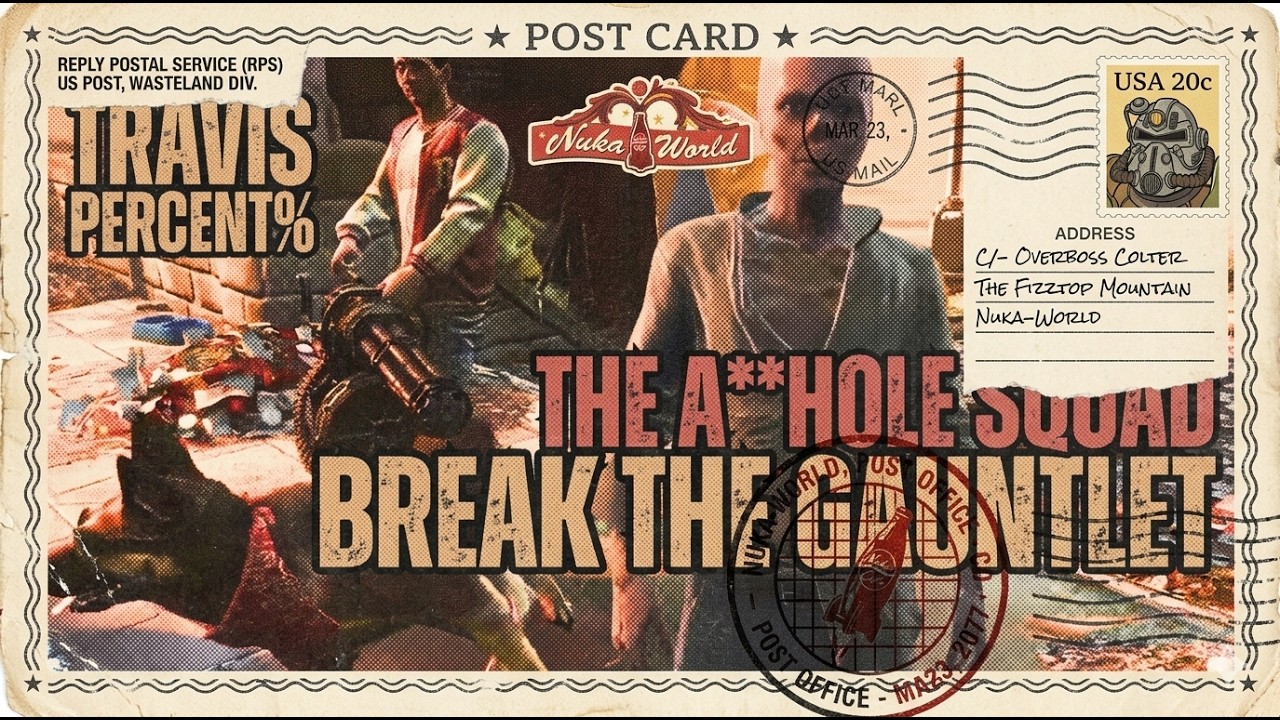 The Most Unlikely Fallout 4 Fight: Travis vs. Colter | TRAVIS% Nuka-World Part 1 Stream Highlights