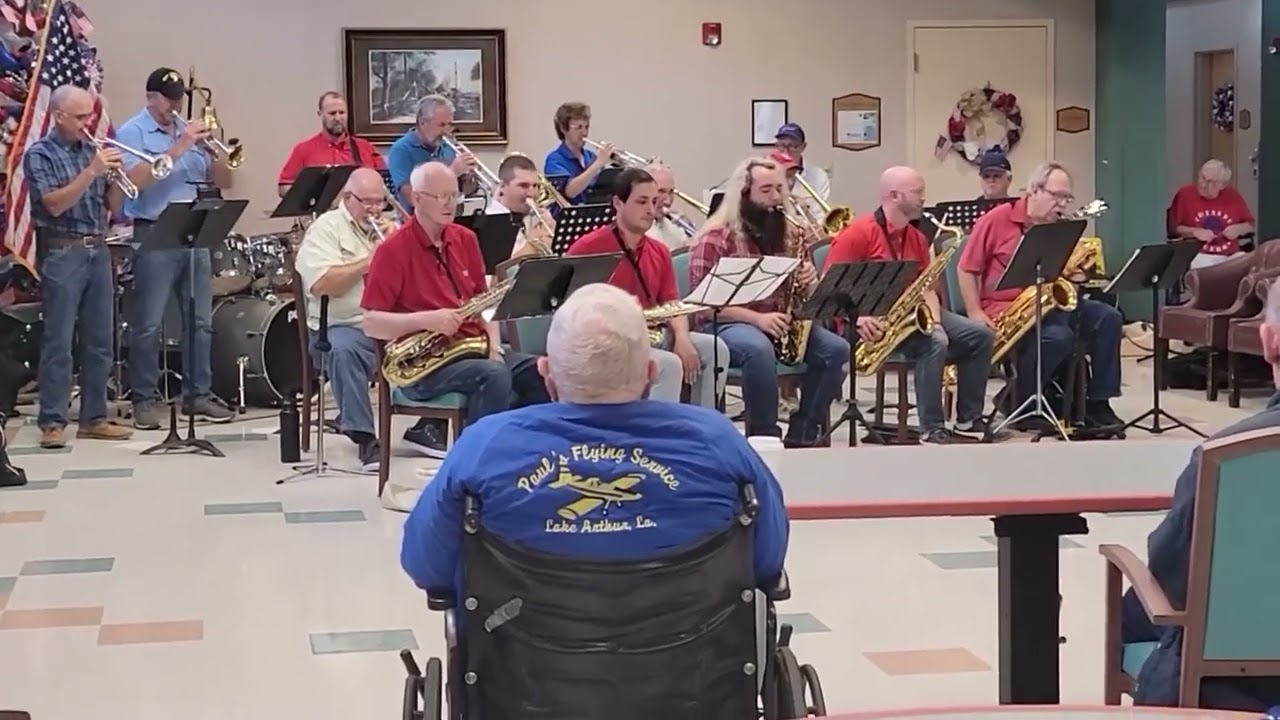 Iberia Jazz Band Performs Rockin Robin Arranged by Michael Sweeny