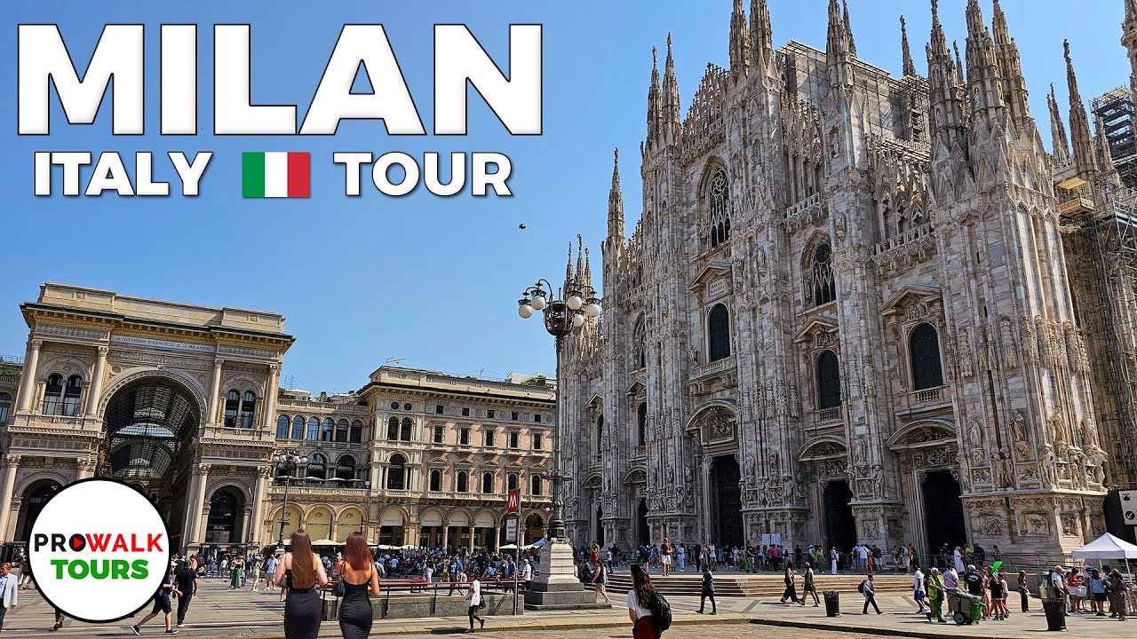 Milan 🇮🇹 Walking Tour - 4K60fps with Captions - Prowalk Tours Italy