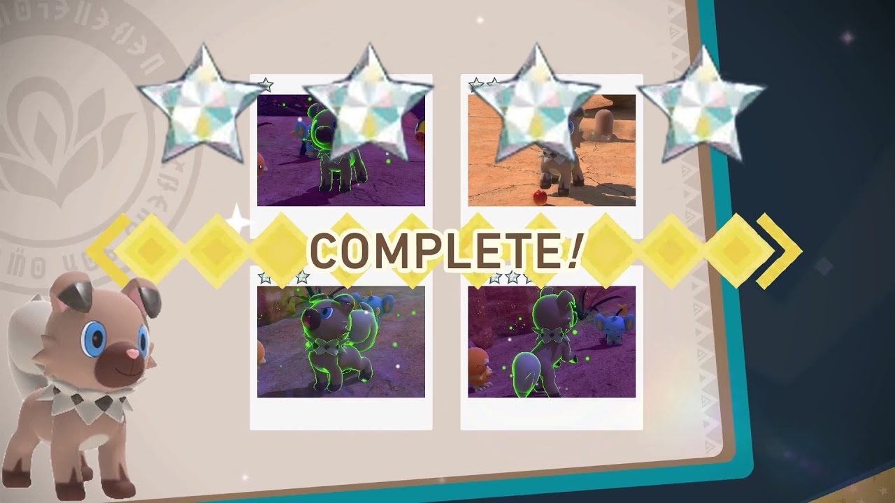 How To Get 1 To 4 DIAMOND STARS For Rockruff! New Pokemon Snap!
