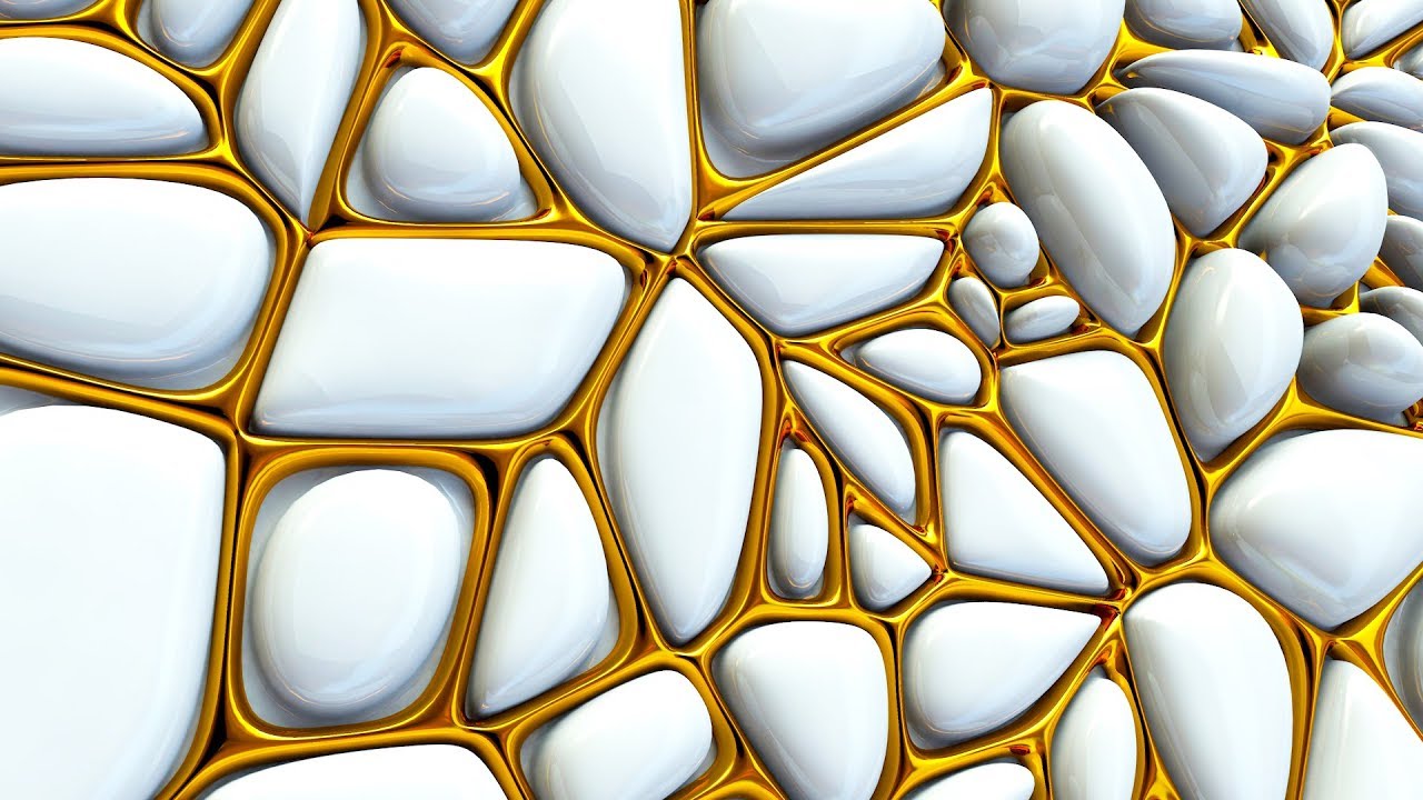 C4D Tutorial - Beautiful Voronoi Fracture