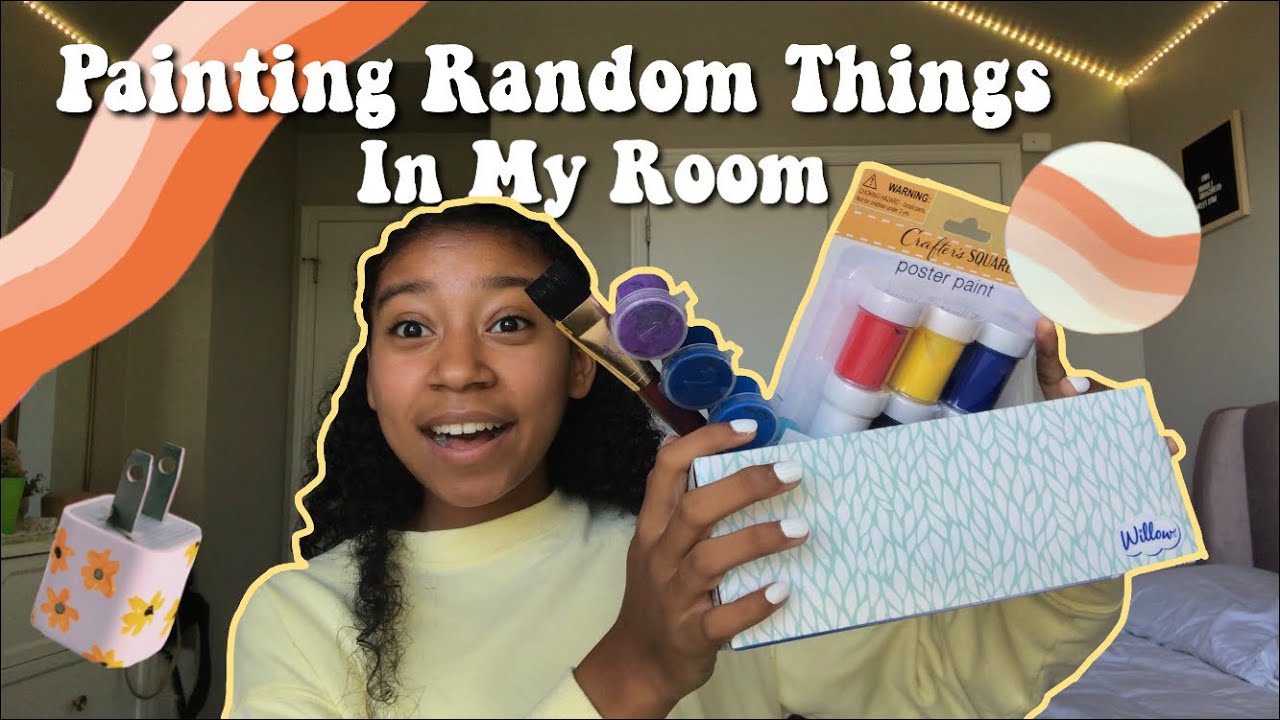 Painting Random Things In My Room! 🎨