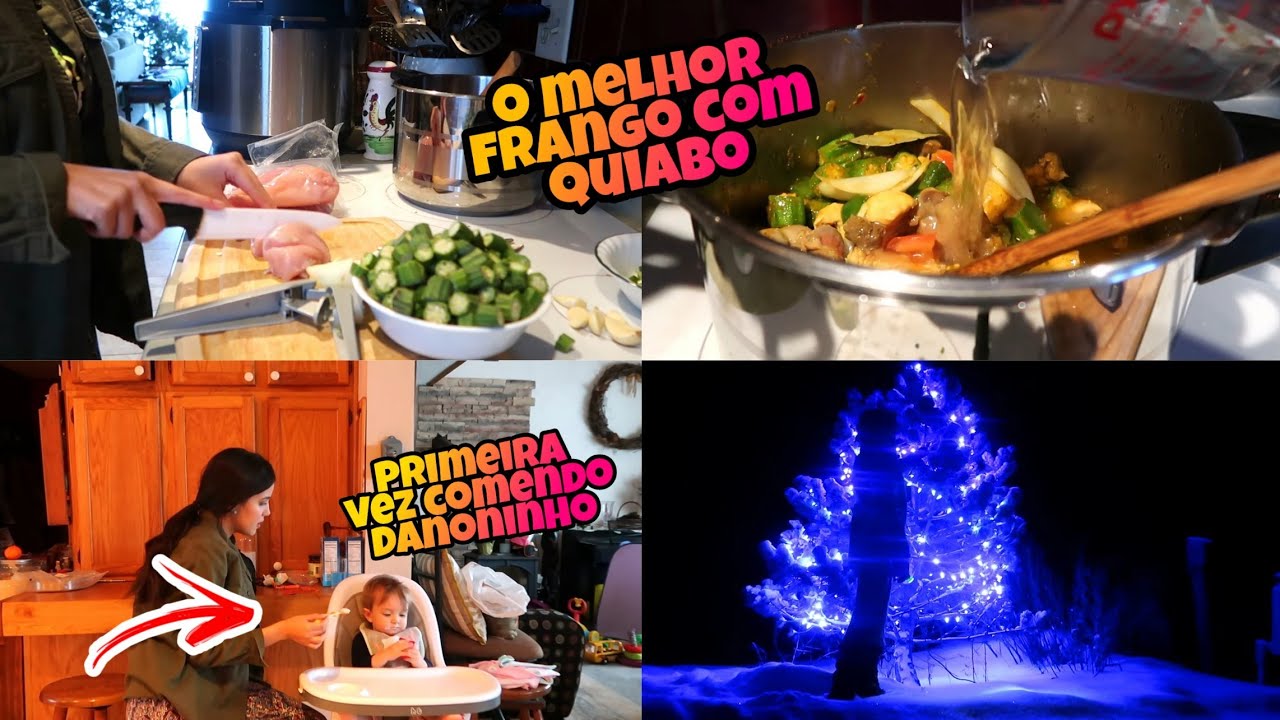 O ESTADO DELA É GRAVE - FAZENDO FRANGO COM QUIABO - NOSSA JANTA E ANDANDO A NOITE!!!!!