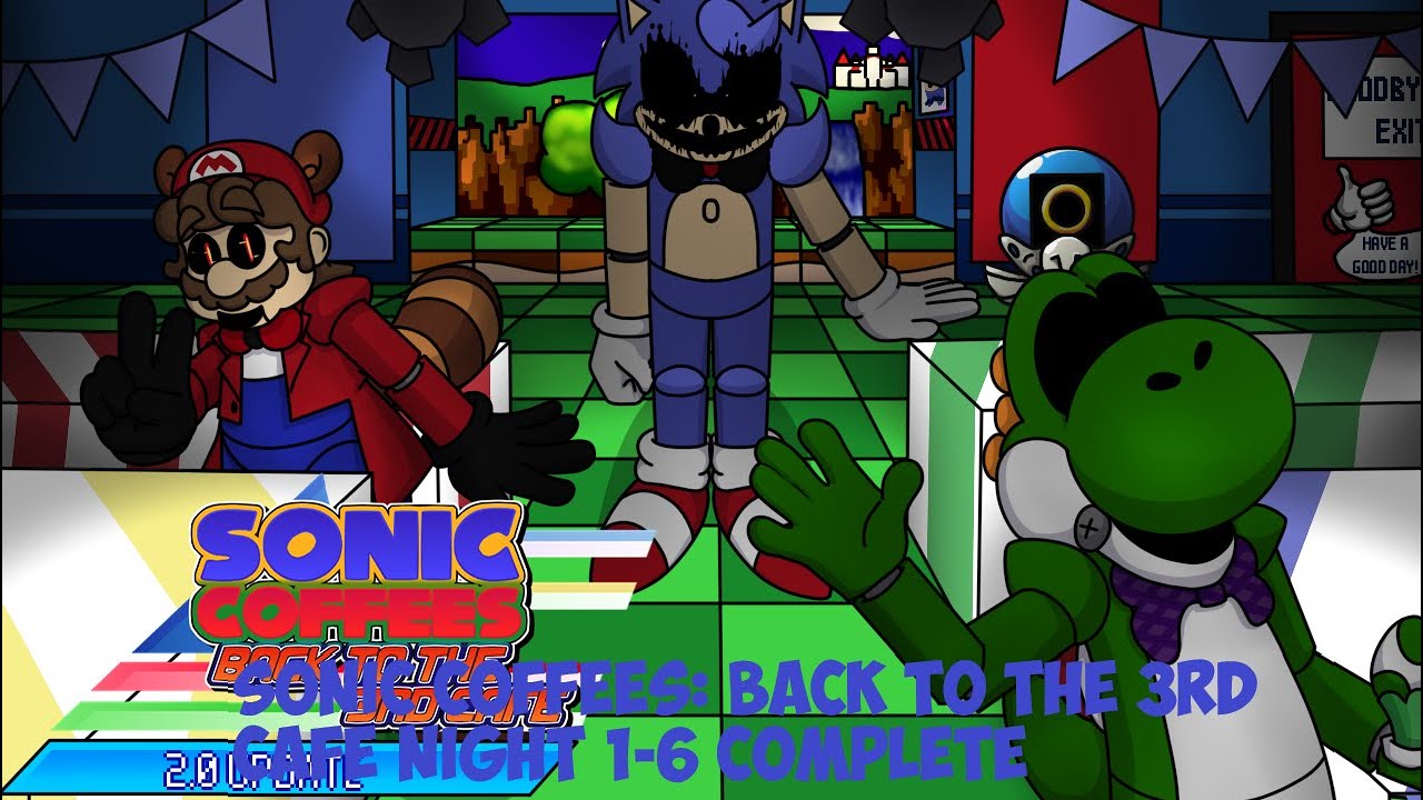 Sonic Coffees: Back to the 3rd Cafe Night 1-6 Complete - Full Walkthrough, Extras, Max Mode 7/20