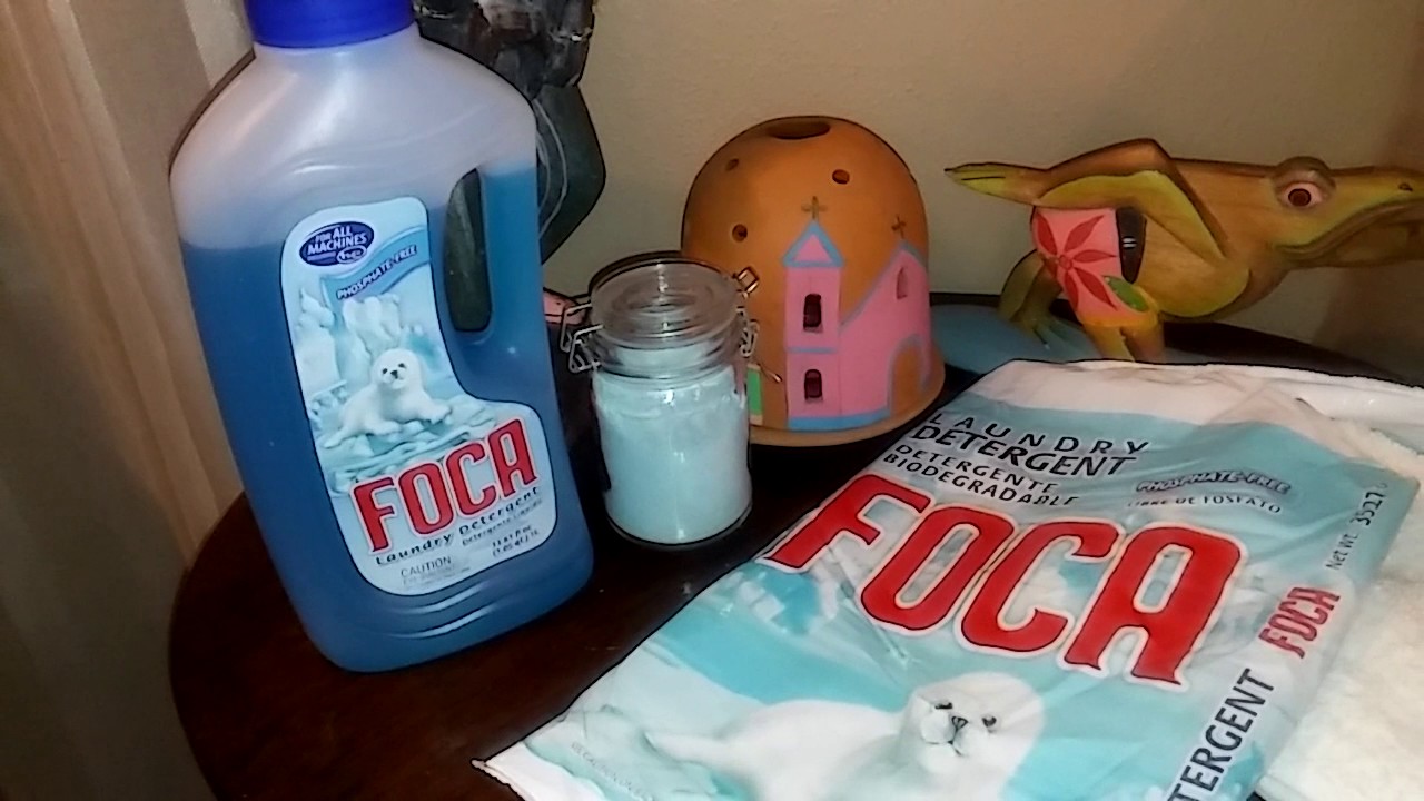 FOCA (Biodegradable laundry detergent.) 🧺