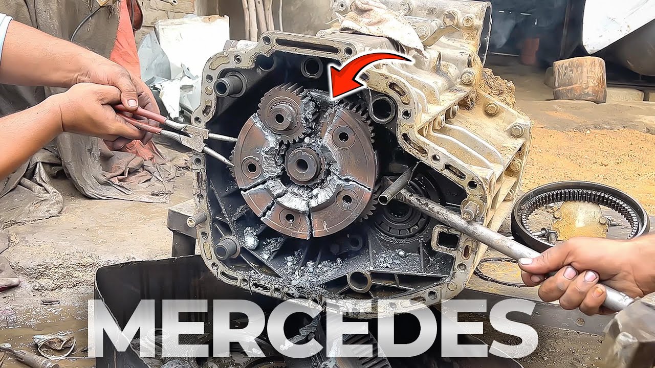 Next-Level Mercedes Truck Gearbox Repair | Pakistani Mechanics Shock the World