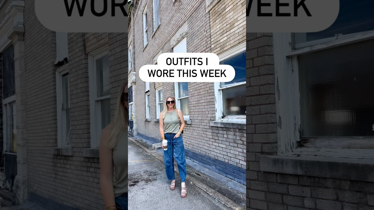Outfits I wore this week! ❤️ Basically everything is Walmart, Target, Amazon & Maurices! #whatiwore