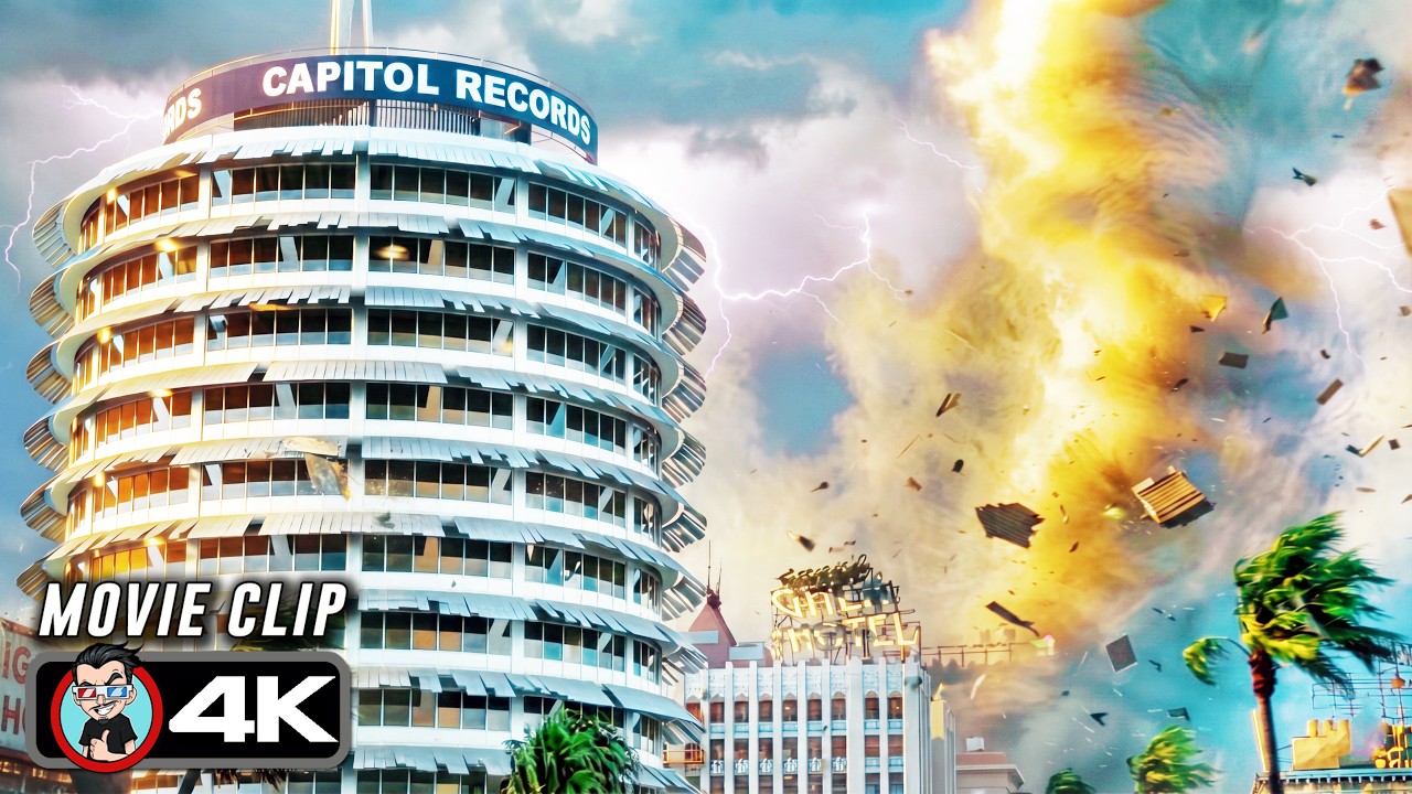 Huge Tornado Rips A Skyscraper Apart | THE DAY AFTER TOMORROW (2004) Movie CLIP 4K