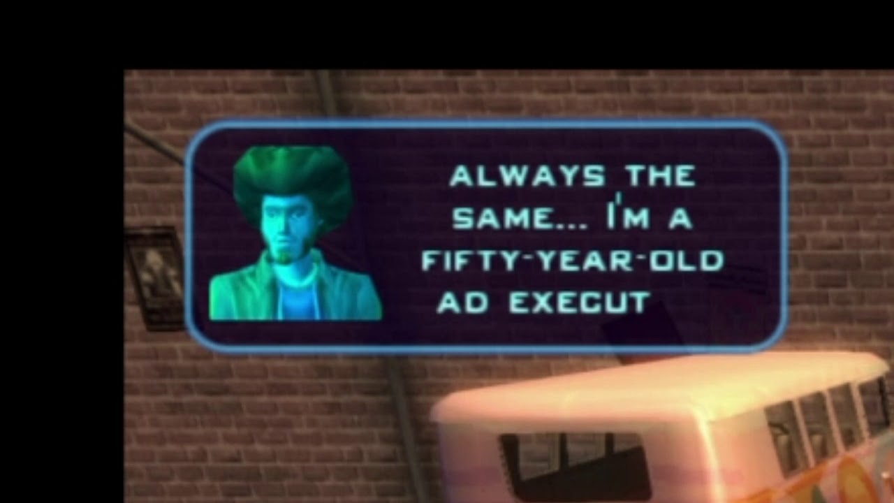 Destroy all Humans! 2 All Bay City White Male Hippie Scans