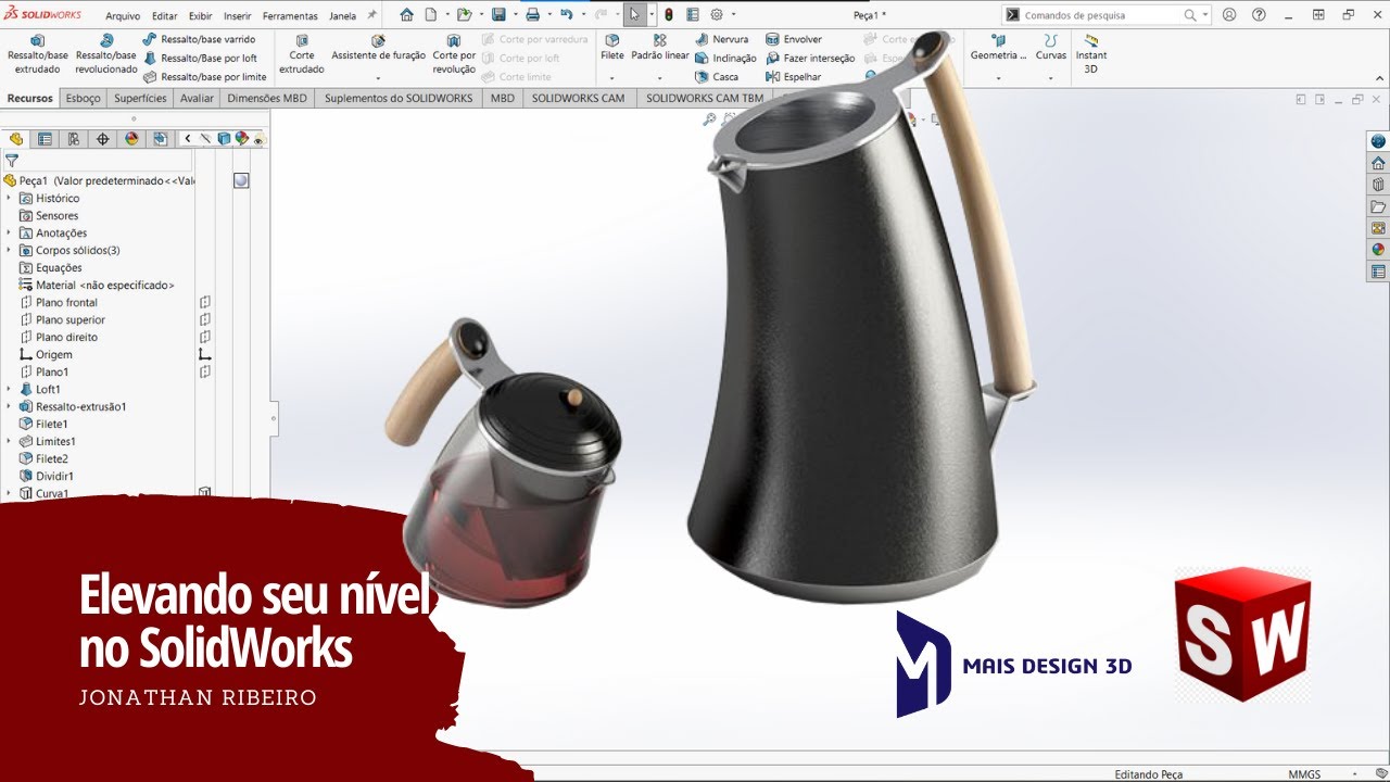 Tutorial SOLIDWORKS - DICAS E COMANDOS  INCRIVEIS