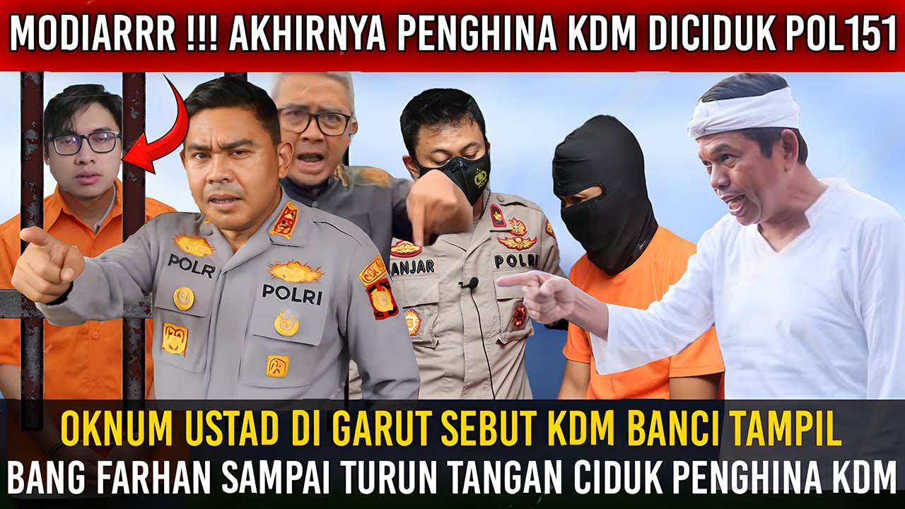 USTADZ PENGHINA KDM MENANGIS SAAT DI CIDUK P0L151 !!! KDM MENOLAK DAMAI
